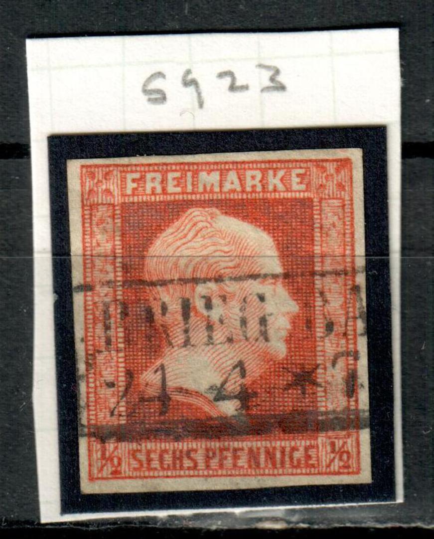 PRUSSIA 1860 Definitive ½sgr Deep Vermilion. From the collection of H Pies-Lintz. - 76991 - GU image 0