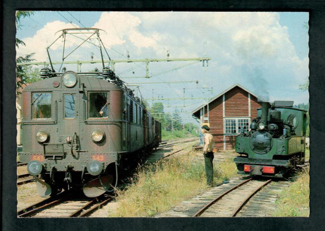 GERMANY Coloured postcard of OHS Bruks Jarnvags Museiforening Nr121. - 40632 - Postcard image 0