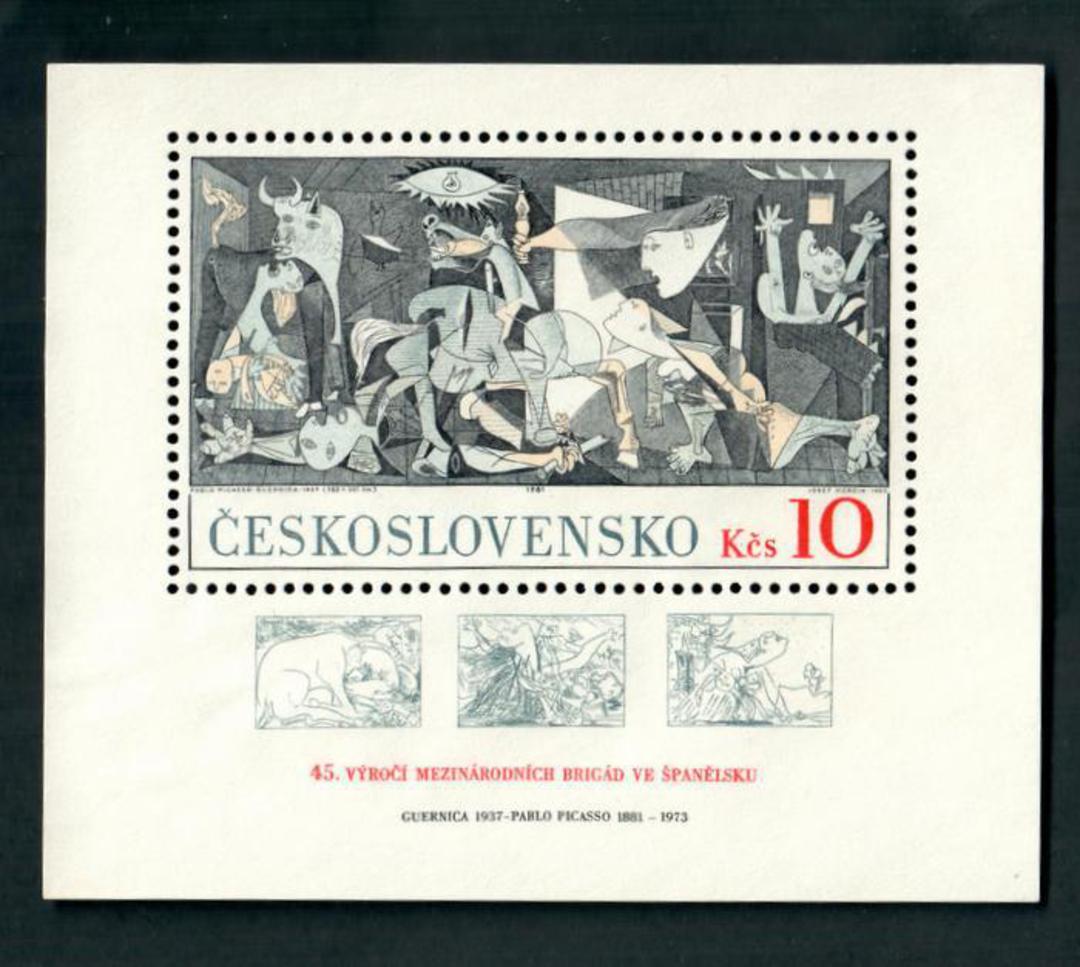 CZECHOSLOVAKIA 1981 Centenary of the Birth of Picasso. Miniature sheet. - 52534 - MNG image 0