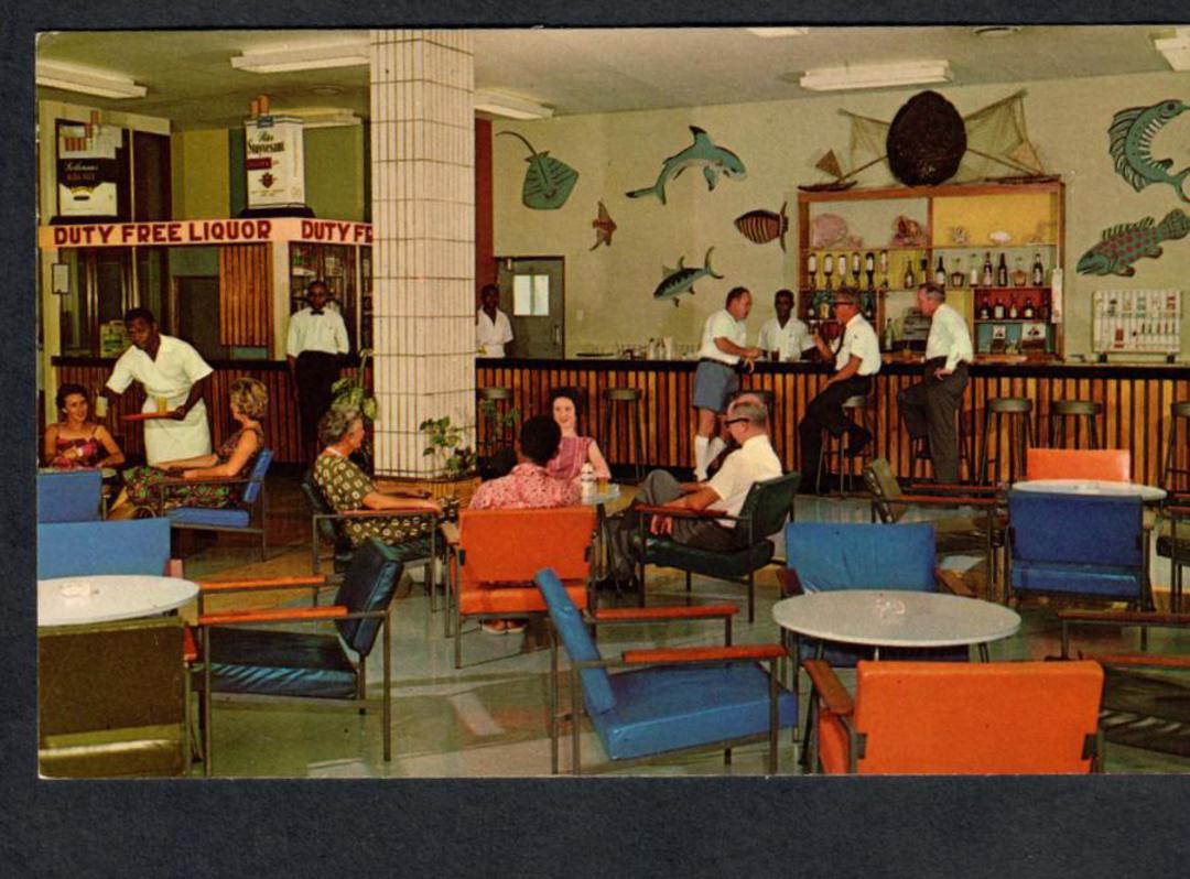 Coloured postcard of Skin Diver Lounge Nadi Airport. - 43816 - Postcard image 0