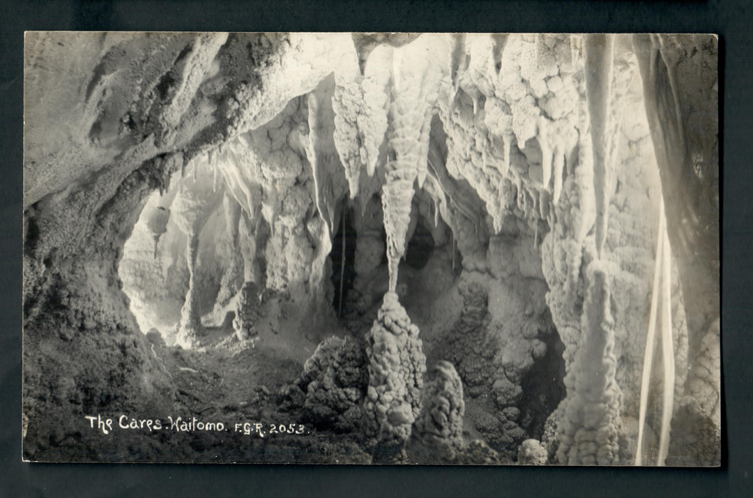 Real Photograph by Radcliffe of The Caves Waitomo. - 46438 - Postcard image 0