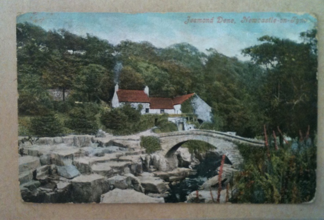 Coloured postcard of Jesmond Dne Newastle-on-Tyne. - 242599 - Postcard image 0