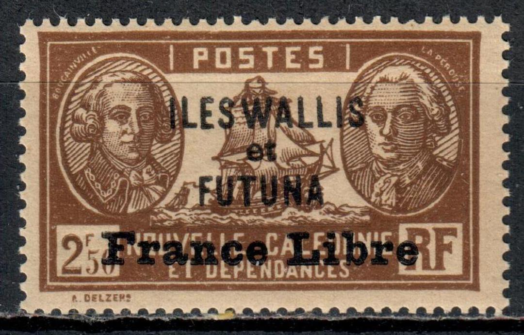 WALLIS & FUTUNA ISLANDS 1941 Adherence to General de Gaulle 2f50 Brown. - 73730 - UHM image 0