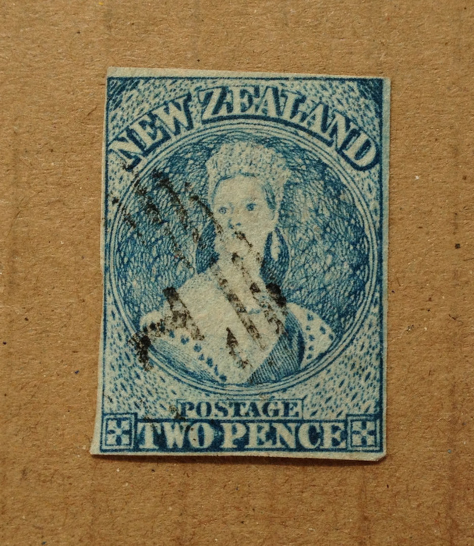 NEW ZEALAND Postmark Thames TOKATEA. A Class cancel on 1d Second Sideface. on piece. Full strike. - 79061 - Postmark image 0