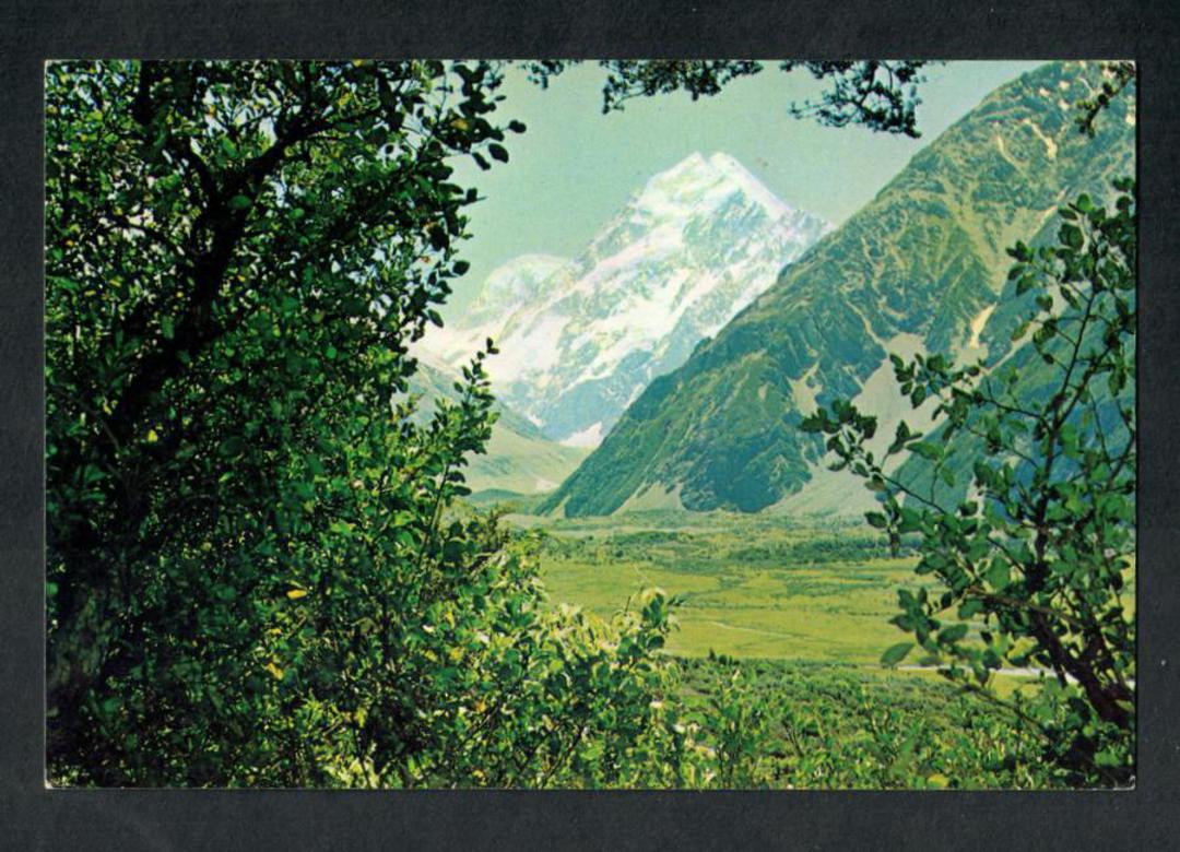 Modern Coloured Postcard by Gladys Goodall of Mt Cook from Glencoe Walk. - 444282 - Postcard image 0