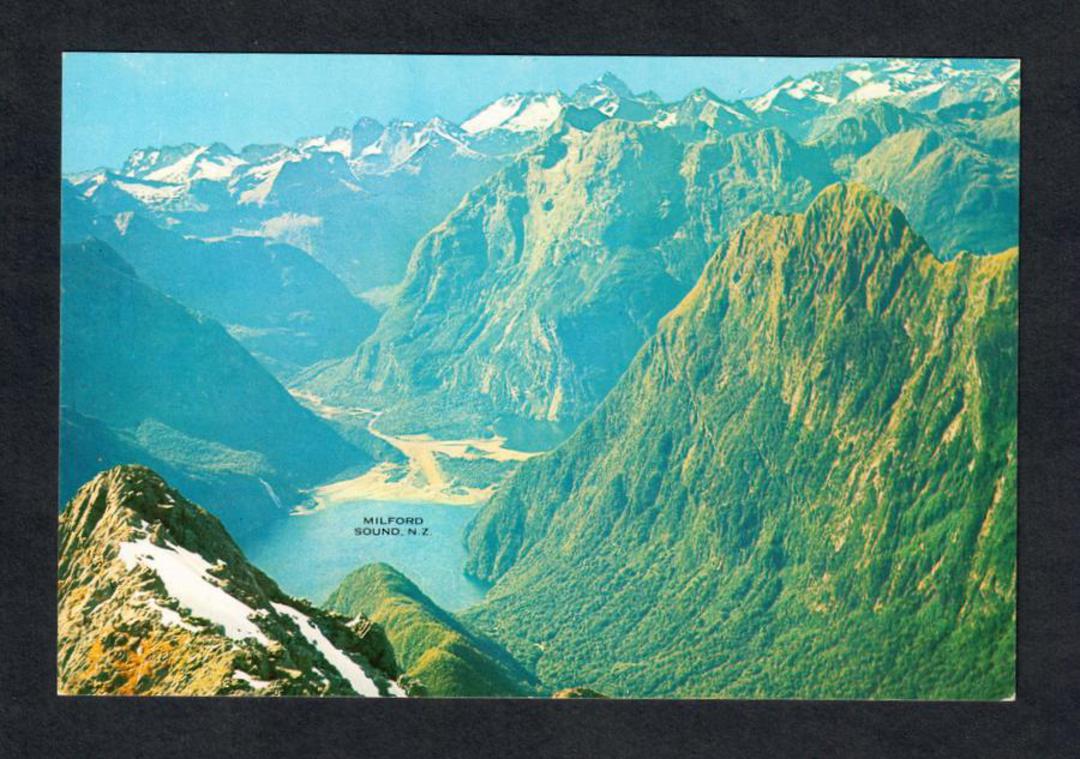 Modern Coloured Postcard of Milford Sound. - 444726 - Postcard image 0