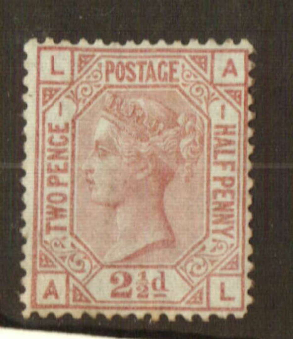 GREAT BRITAIN 1873 Victoria 1st Definitive 2Â½d Rosy Mauve on white paper. Watermark  Anchor. Some gum. Back clean. - 74494 - Mi image 0