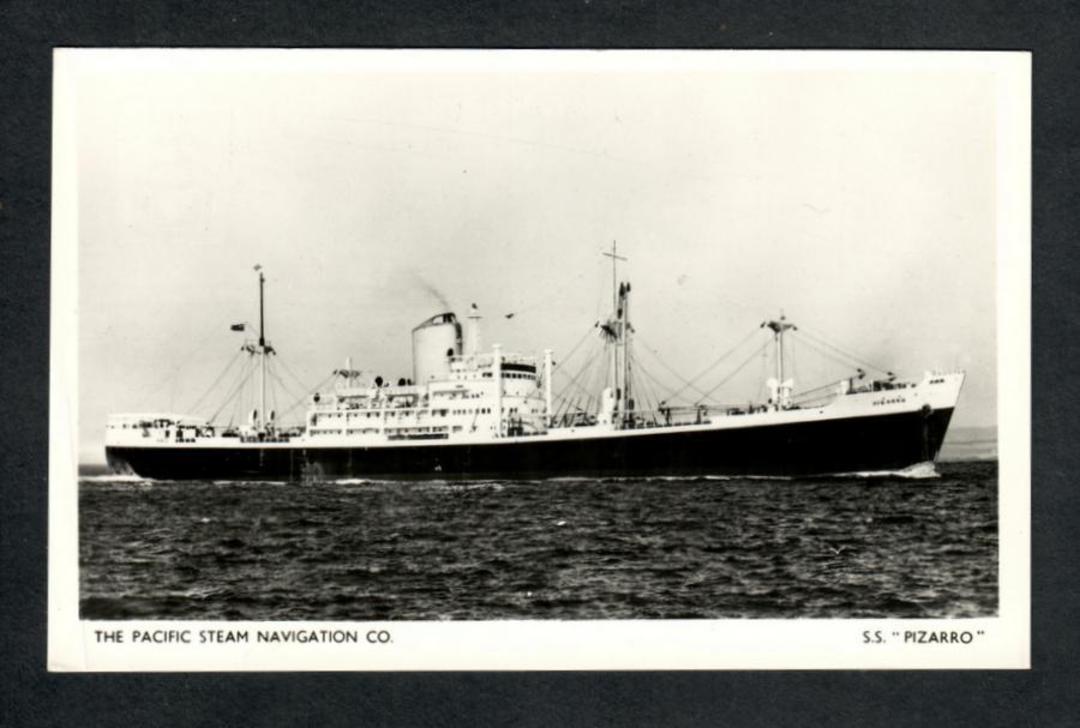 Real Photograph of Pacific Steam Navigation Co S S Pizarro. - 40208 - Postcard image 0