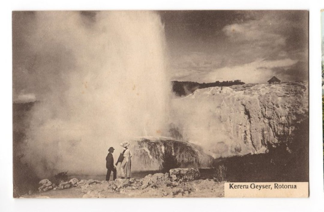 Postcard of Kerreru Geyser Rotorua. - 46038 - Postcard image 0