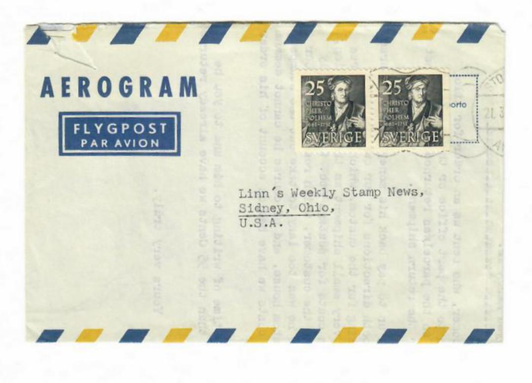 SWEDEN 1963 Cover to USA. - 30484 - PostalHist image 0