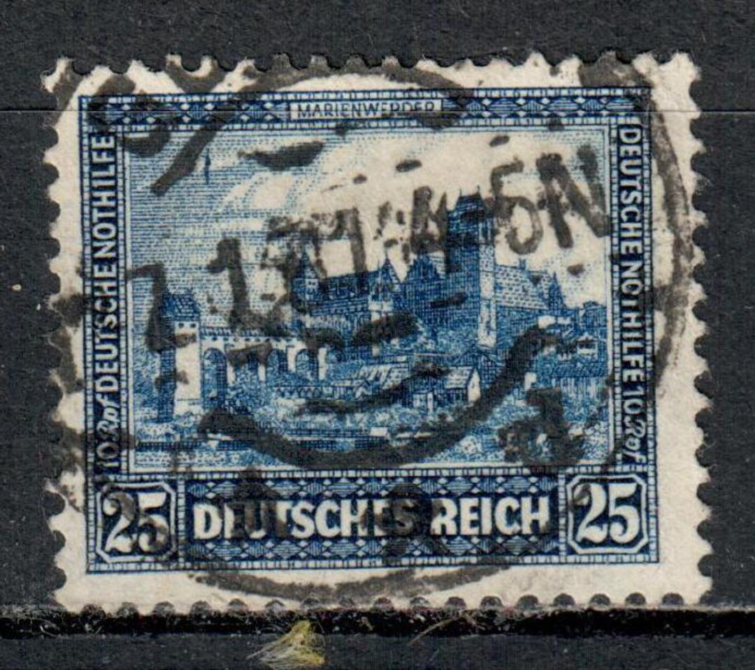 GERMANY 1930 Welfare Fund 25pf + 10pf Blue. - 9388 - Used image 0