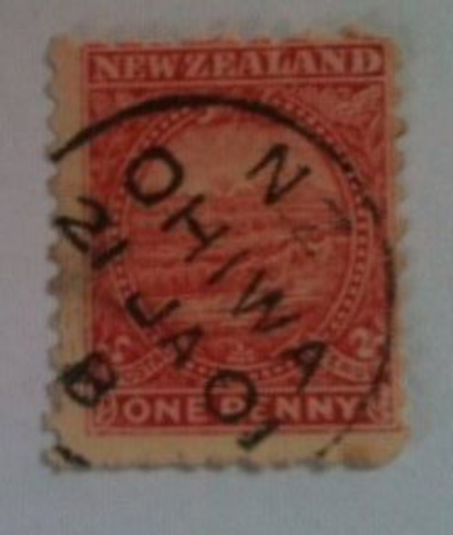 NEW ZEALAND Postmark Palmerston North MANGATERA. H Class cancel on Geo 6th on piece. Full strike. - 79161 - Postmark image 0