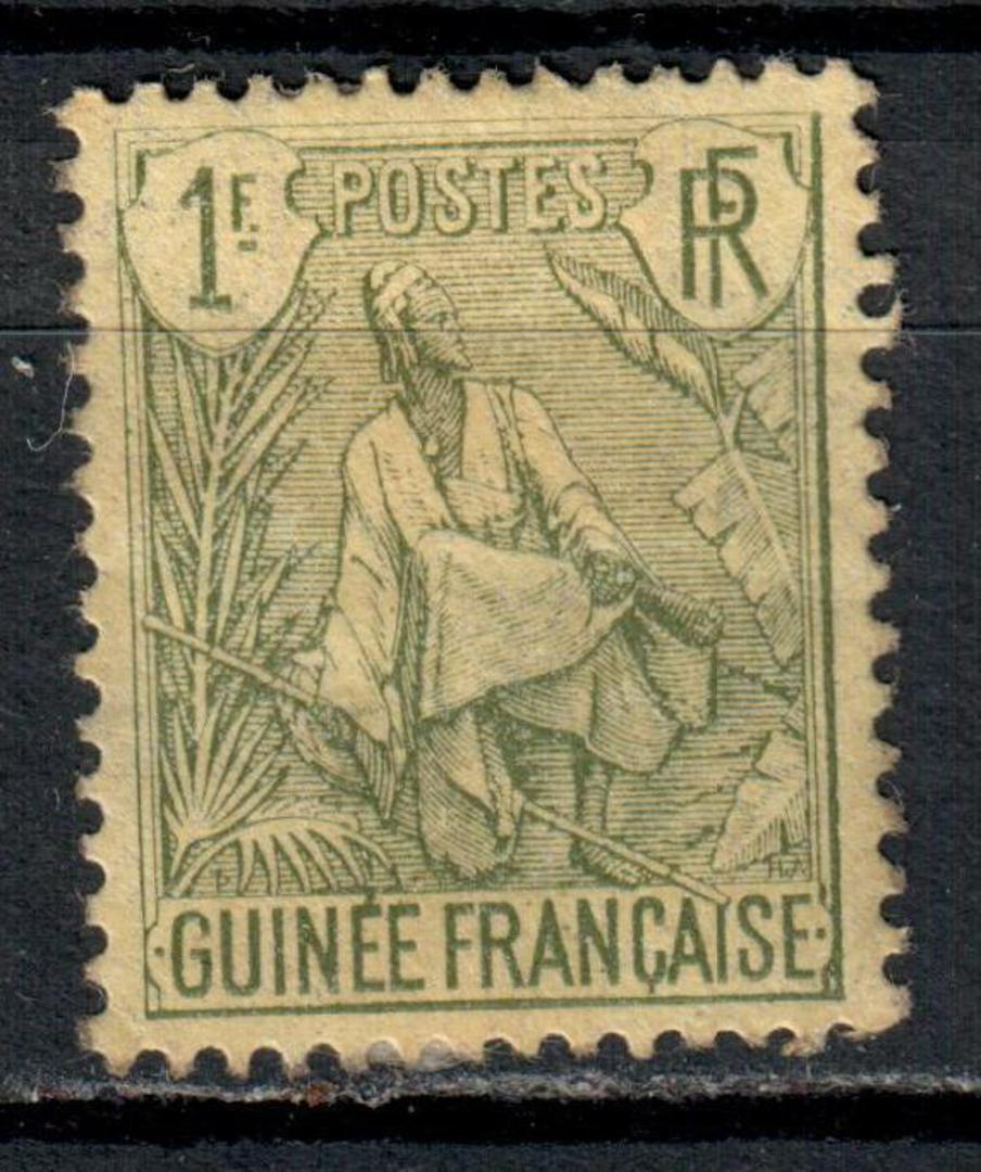 FRENCH GUINEA 1904 Olive-Green. Hinge remains. - 8999 - Mint image 0