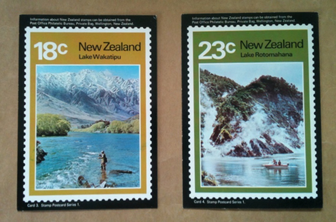 NEW ZEALAND Postmark Dunedin WAIKOUAITI. H Class cancel on postcard. - 31451 - Postmark image 1