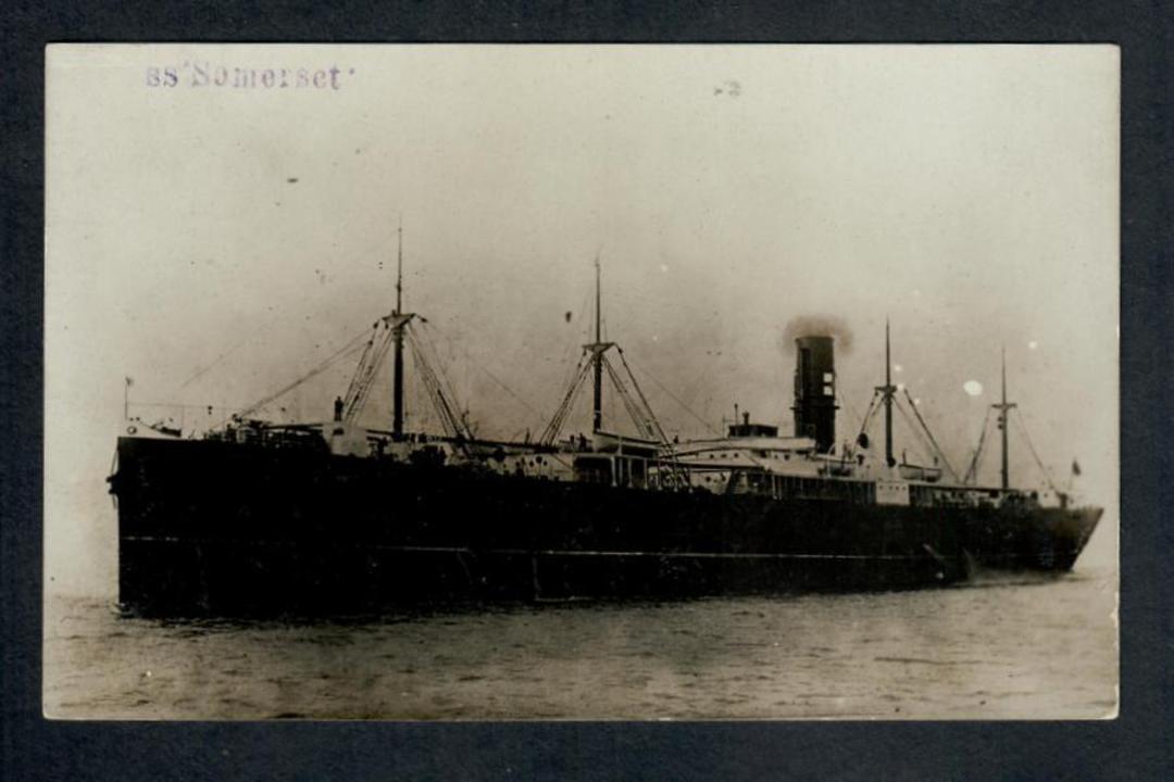 Real Photograph of S S Somerset. - 40303 - Postcard image 0