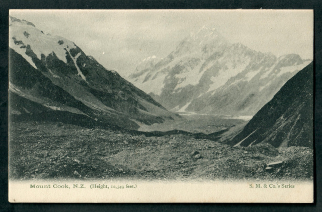 Early Undivided Postcard of Mt Cook. - 48853 - Postcard image 0