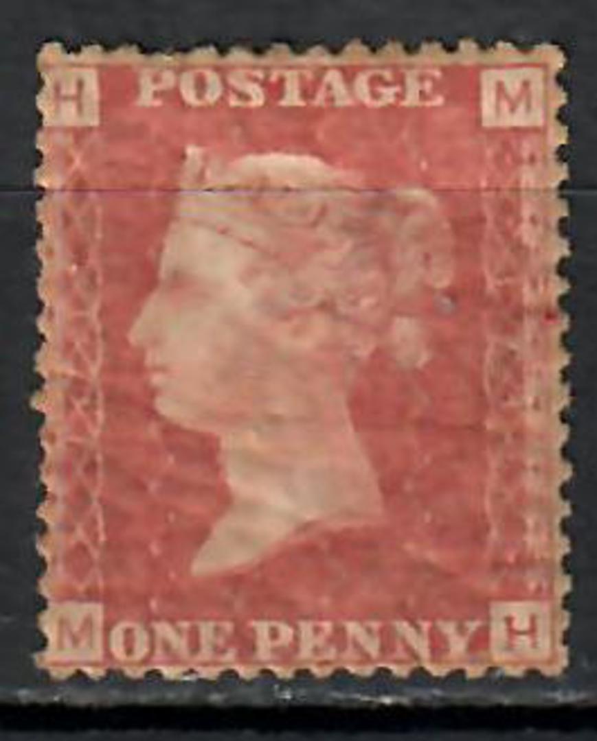 GREAT BRITAIN 1858 1d Red. Plate 171. Letters HMMH. Gum cracked. - 74454 - Mint image 0