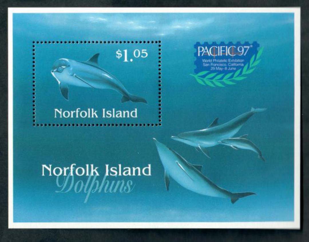 NORFOLK ISLAND 1997 Pacific '97 International Stamp Exhibition. Miniature sheet. - 50595 - UHM image 0