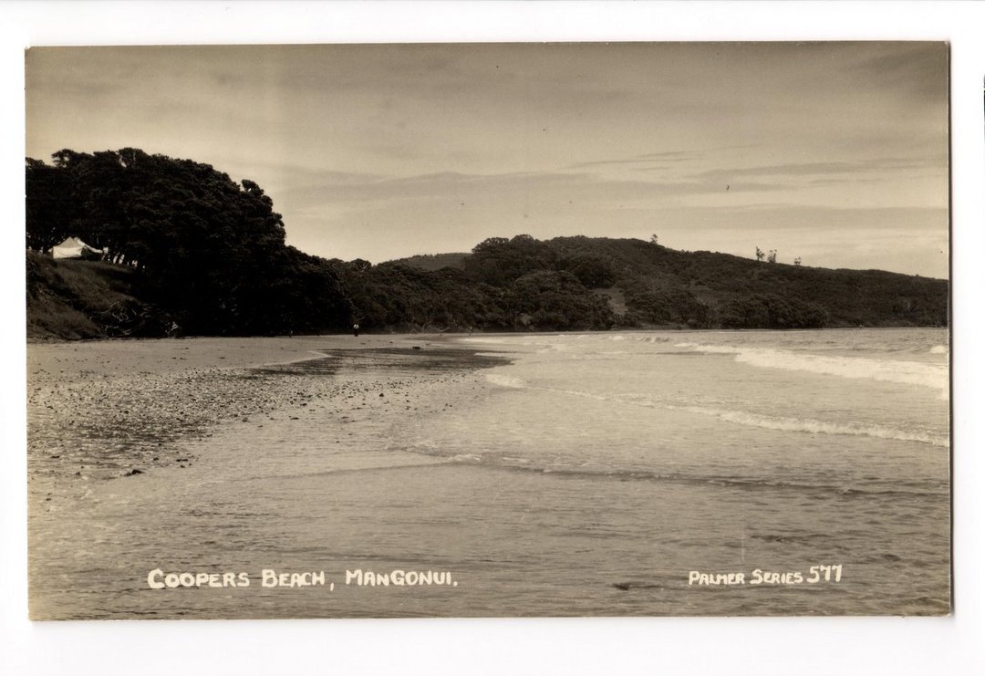 Real Photograph by T G Palmer & Son of Coopers Beach. - 44881 - image 0