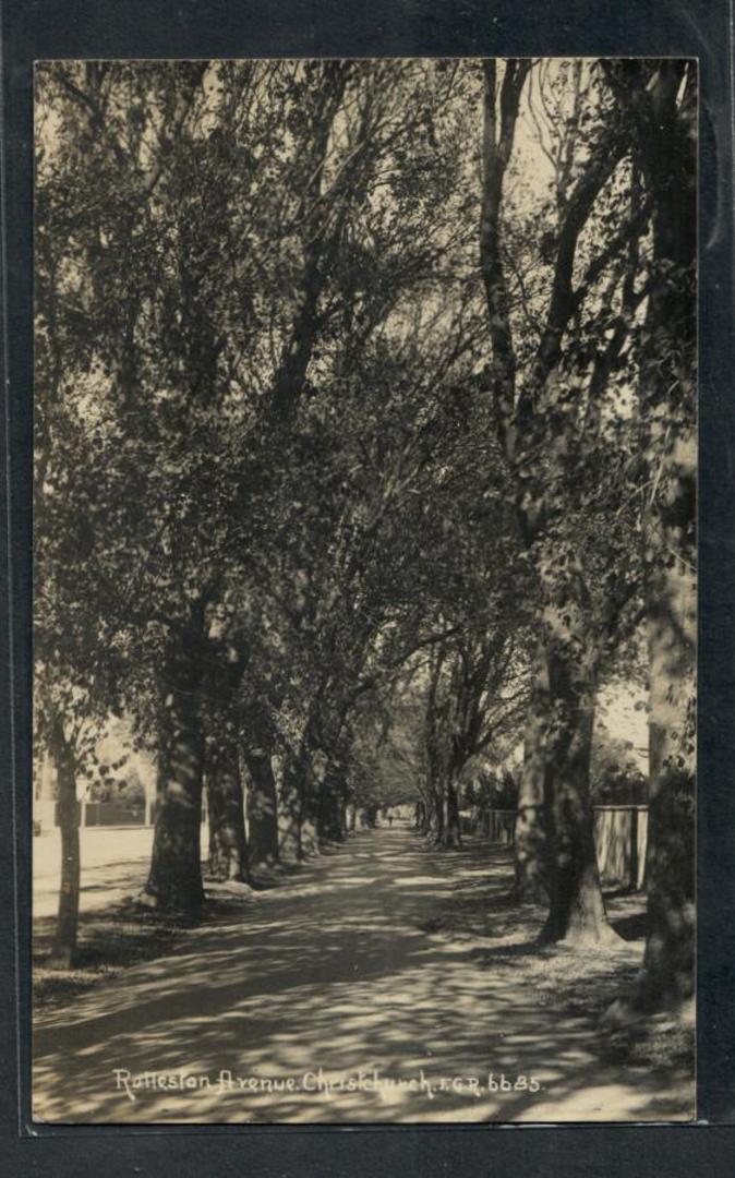 CHRISTCHURCH Rolleston Avenue Real Photograph by Radcliffe. - 248377 - Postcard image 0