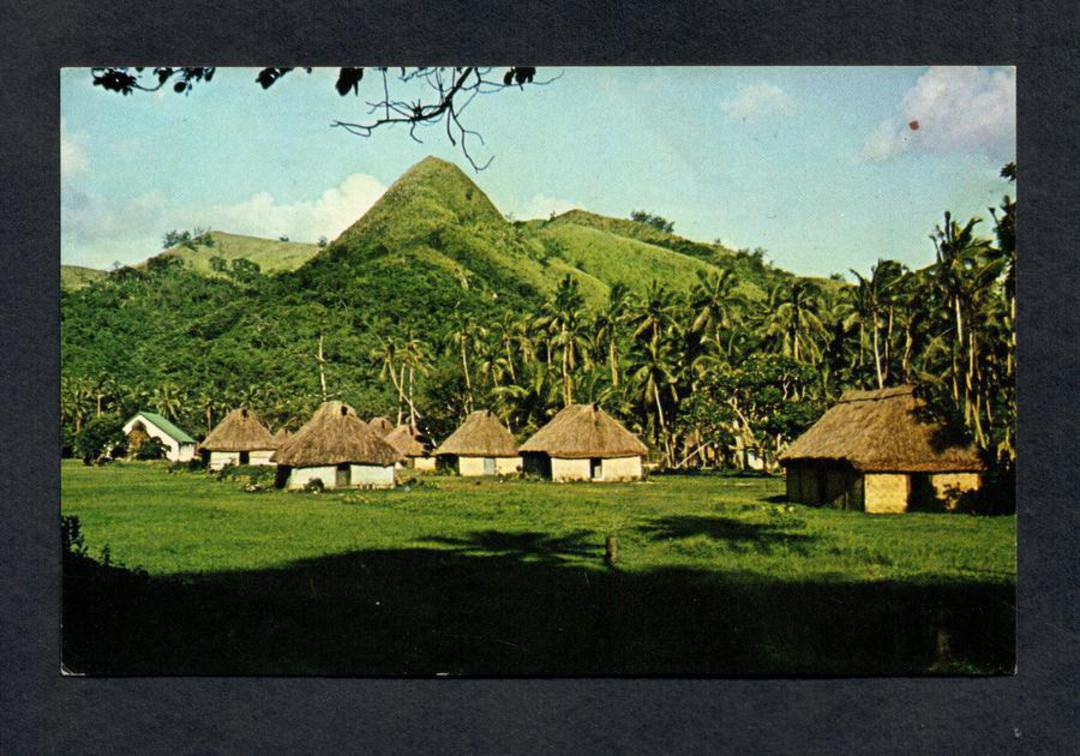 FIJI Coloured Postcard of Fijian Village. - 243850 - Postcard image 0