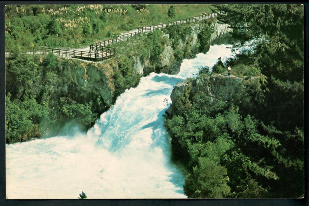 Modern Coloured Postcard in large size of Huka Falls. - 100444 - Postcard image 0