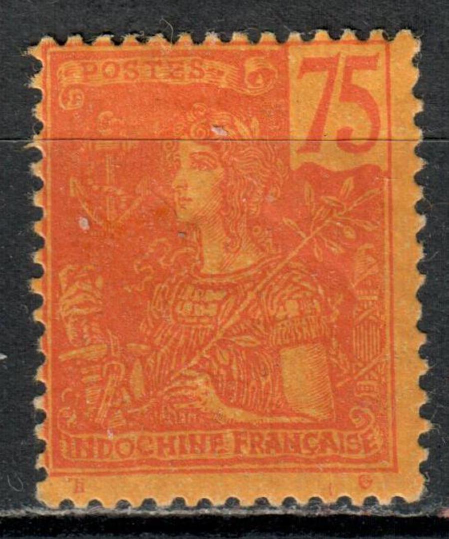 INDO-CHINA 1904Definitive 75c Red on Orange. - 76554 - Mint image 0