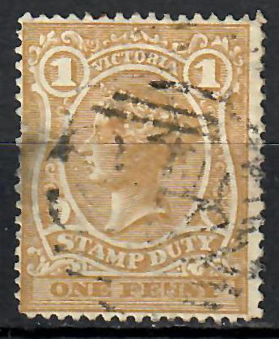 VICTORIA 1884 Victoria 1st 1d Definitive Pale Bistre. Perf 12.25. - 70806 - FU image 0