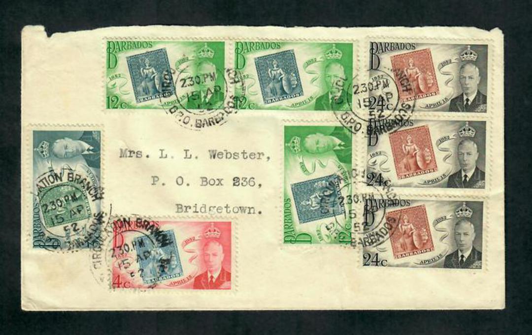 BARBADOS 1952 Internal Letter. - 31659 - PostalHist image 0