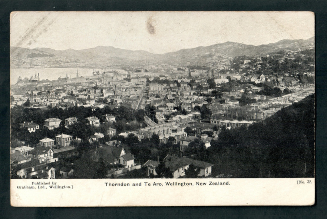 Early Undivided Postcard by Graham of Thorndon and Te Aro Wellington. - 247393 - Postcard image 0