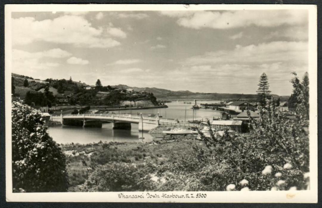 WHANGAREI Town Harbour. Real Photograph by A B Hurst & Son. - 44940 - Postcard image 0