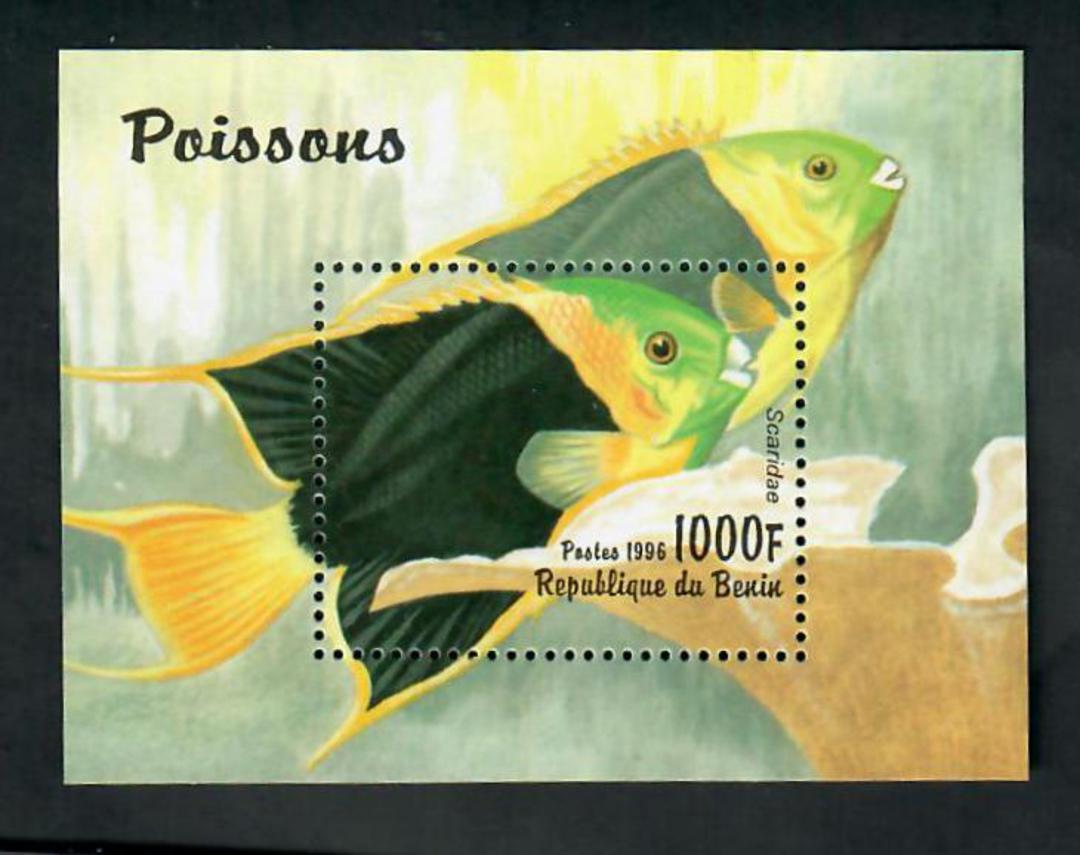 BENIN 1996 Fish Miniature sheet. - 20511 - UHM image 0