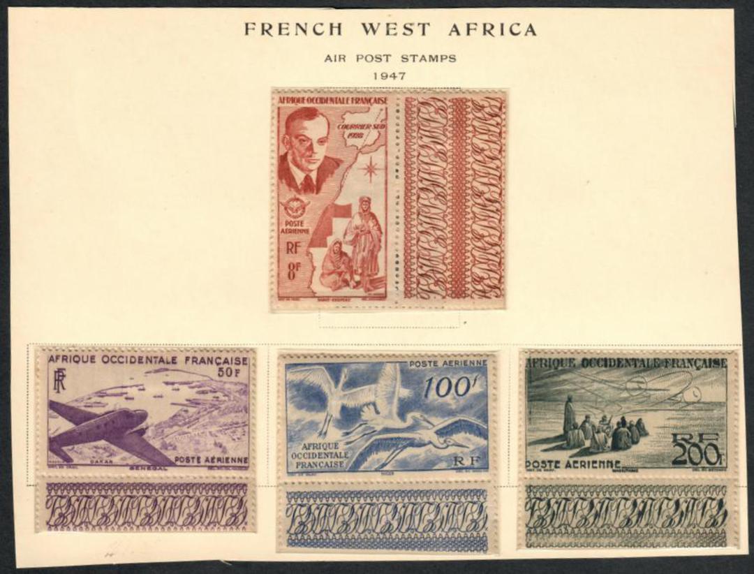 FRENCH WEST AFRICA 1947 Definitives. Set of 23. - 55226 - Mixed image 0
