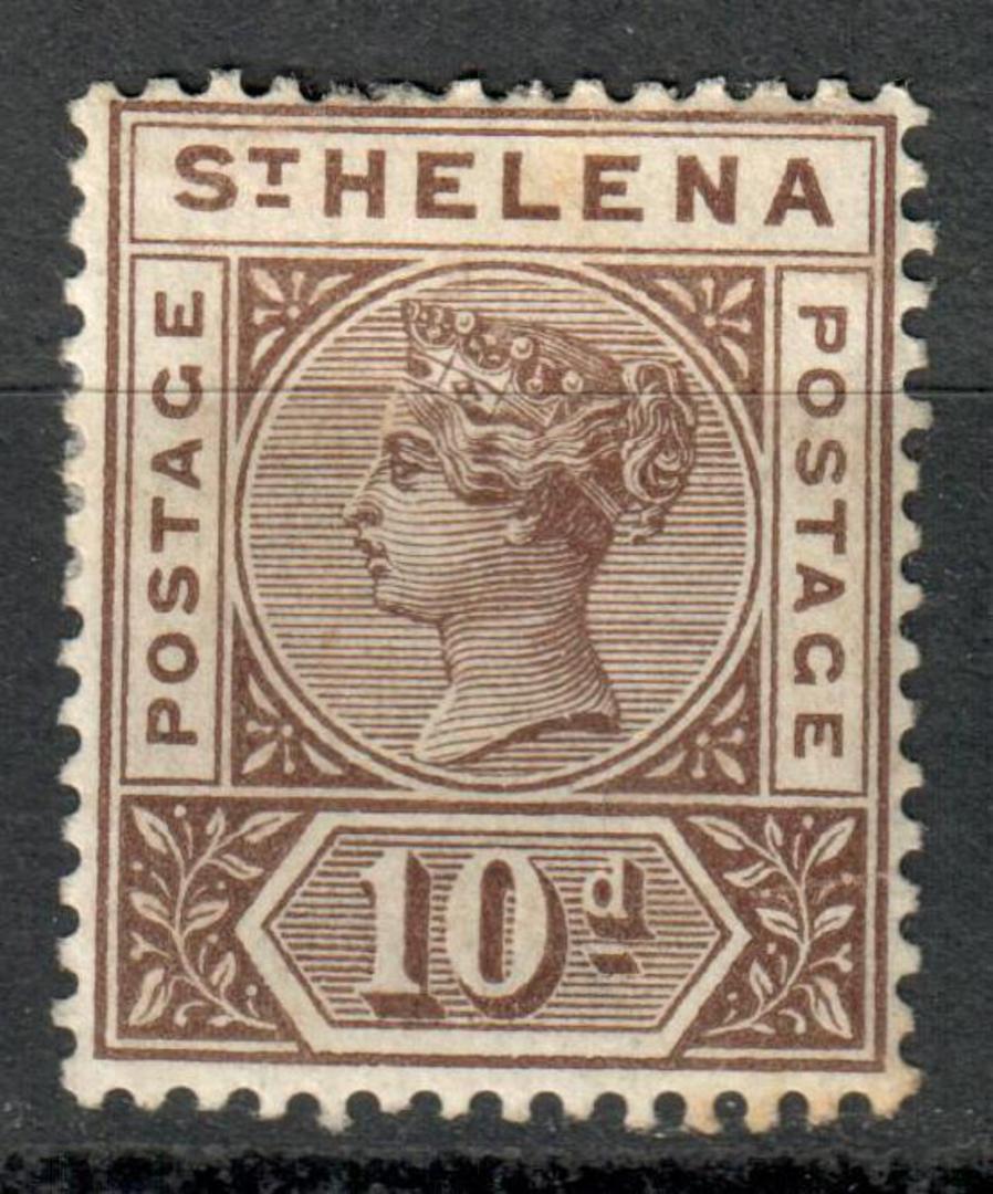 ST HELENA 1890 Definitive 10d Brown.`` - 6954 - Mint image 0