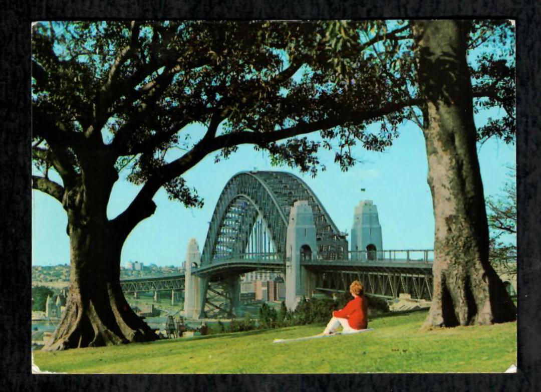 AUSTRALIA Modern Coloured Postcard of Sydney Harbor Bridge from Observatory Hill. - 444889 - Postcard image 0