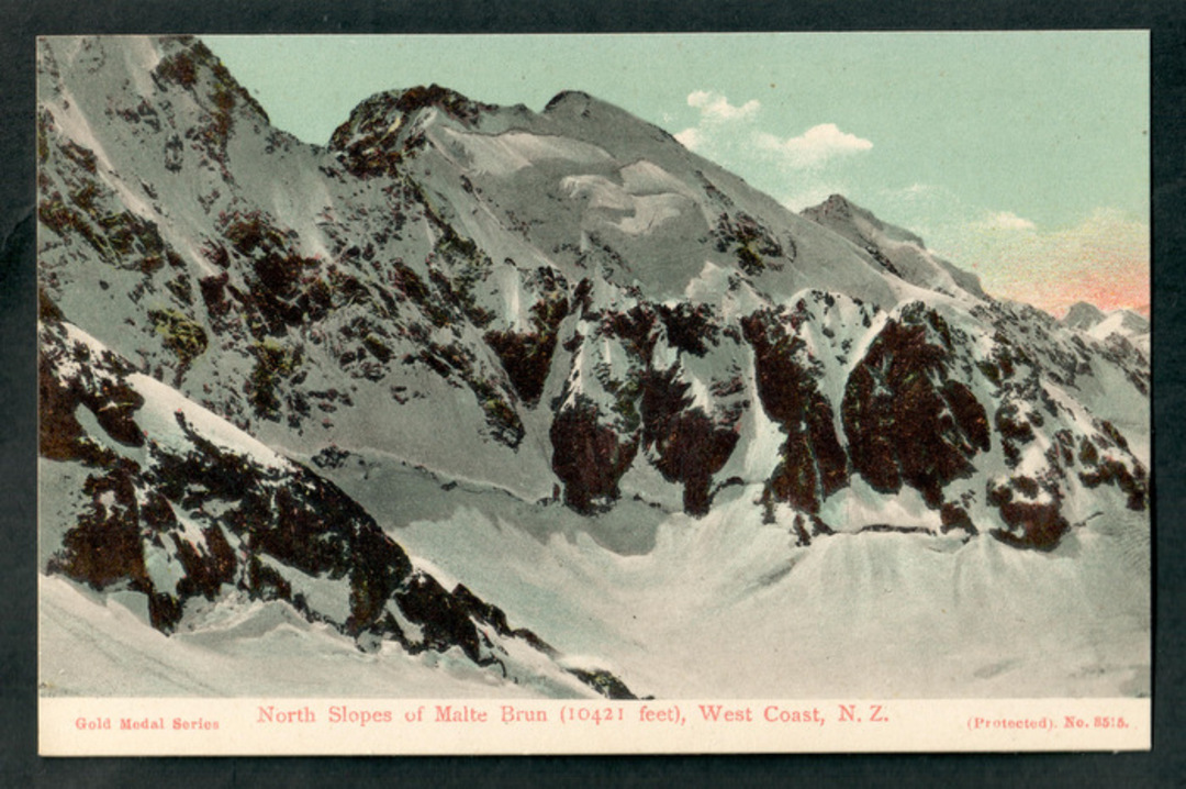 Coloured Postcard of North Slopesof Malte Brun. - 48907 - Postcard image 0