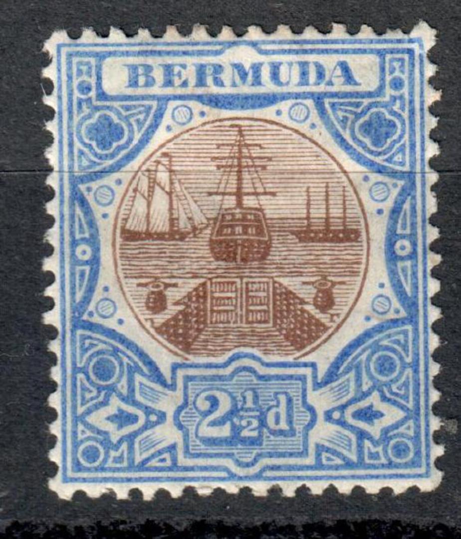 BERMUDA 1906 Definitive 2½d Brown and Ultramarine. - 8244 - Mint image 0