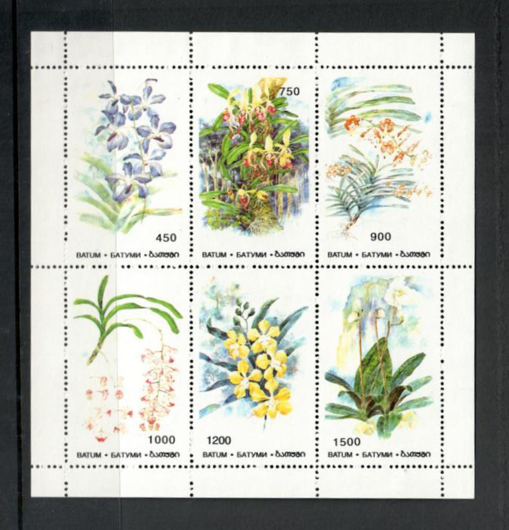 BATUM Flowers miniature sheet. - 50131 - UHM image 0