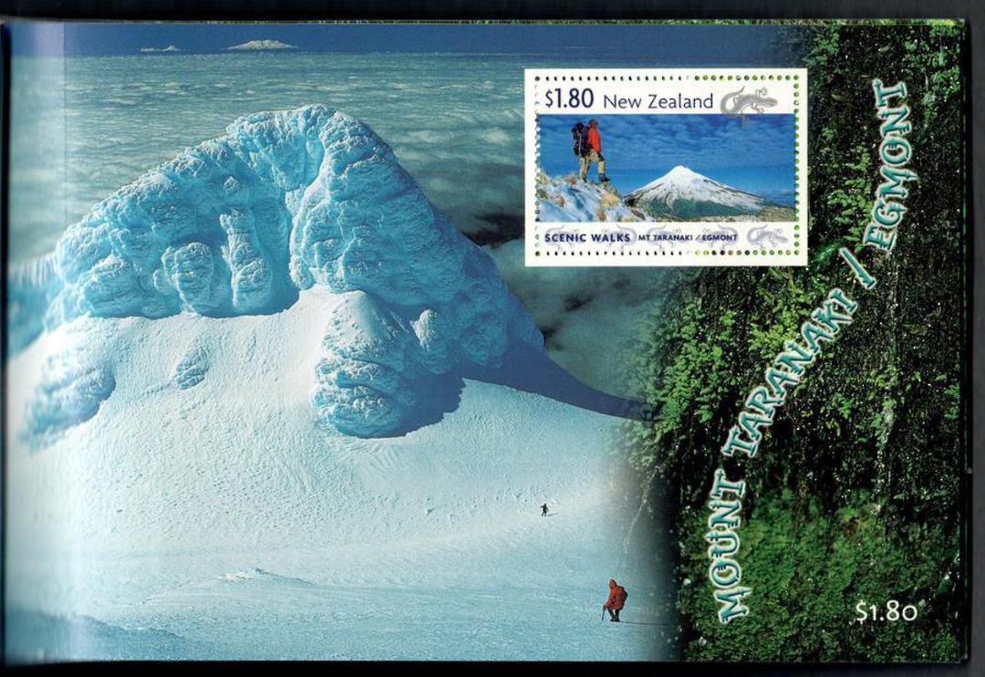 NEW ZEALAND 1999 Scenic Walks. Souvenir Miniature Sheet Booklet. - 135004 - Booklet image 6