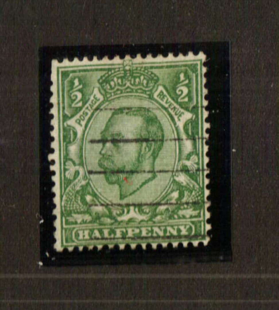 GREAT BRITAIN 1912 George 5th.½d Green. - 70742 - Used image 0