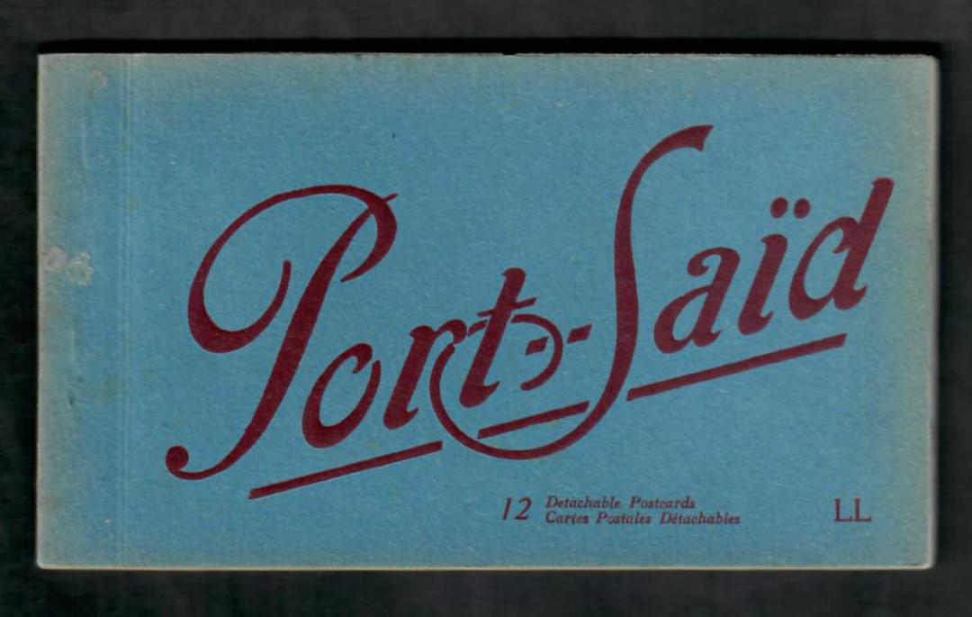 Souvenir of Port Said. 12 Coloured postcards. - 49995 - Postcard image 0