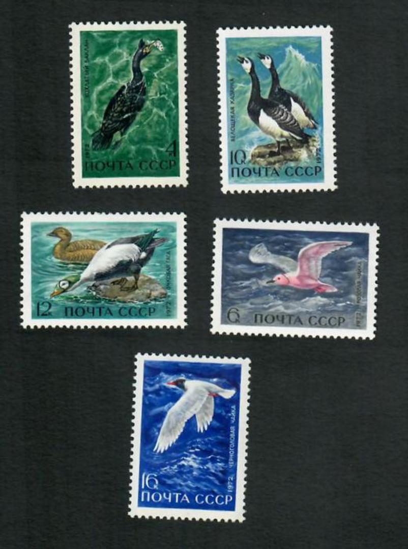 RUSSIA 1972 Sea Birds. Set of 5. - 90011 - UHM image 0