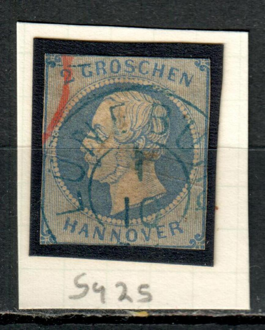 HANOVER 1859 Definitive 2gr Prussian Blue. From the collection of H Pies-Lintz. - 9465 - Used image 0