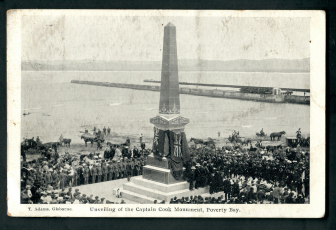 Postcard Historical. Unveiling of the Captain Cook Monument. - 48156 - Postcard image 0