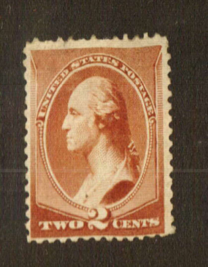 USA 1833 Washington 2c Red-Brown. - 73603 - Mint image 0