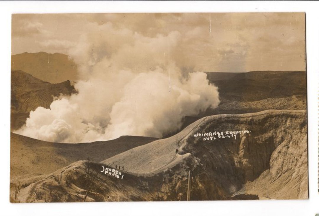 Real Photograph of Waimangu Eruption. - 245974 - Postcard image 0