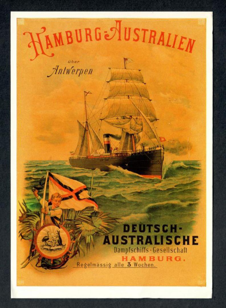 Two postcards by Photoglob. 1788 Deutsch-Australische and Cunard Line. - 40307 - Postcard image 0