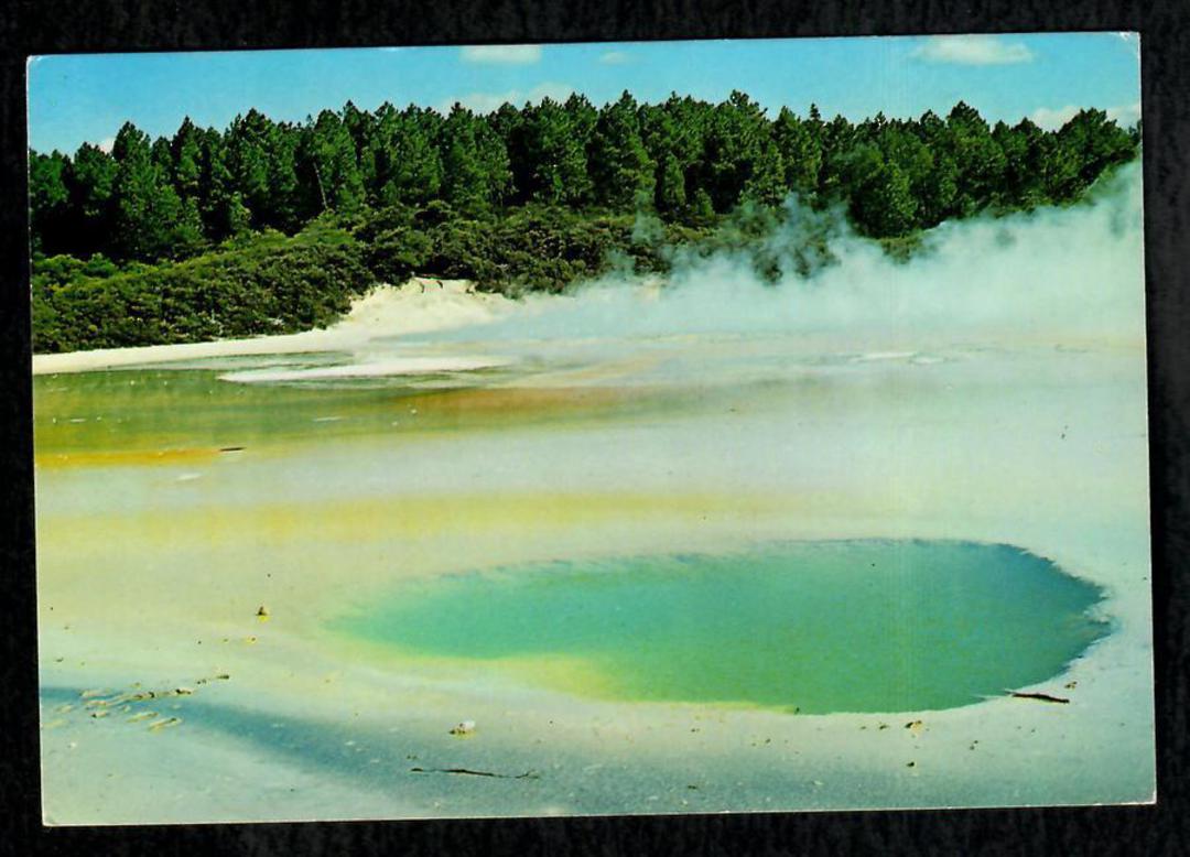 Modern Coloured Postcard by Gladys Goodall of Artist's Palette Waiotapu. - 444490 - Postcard image 0