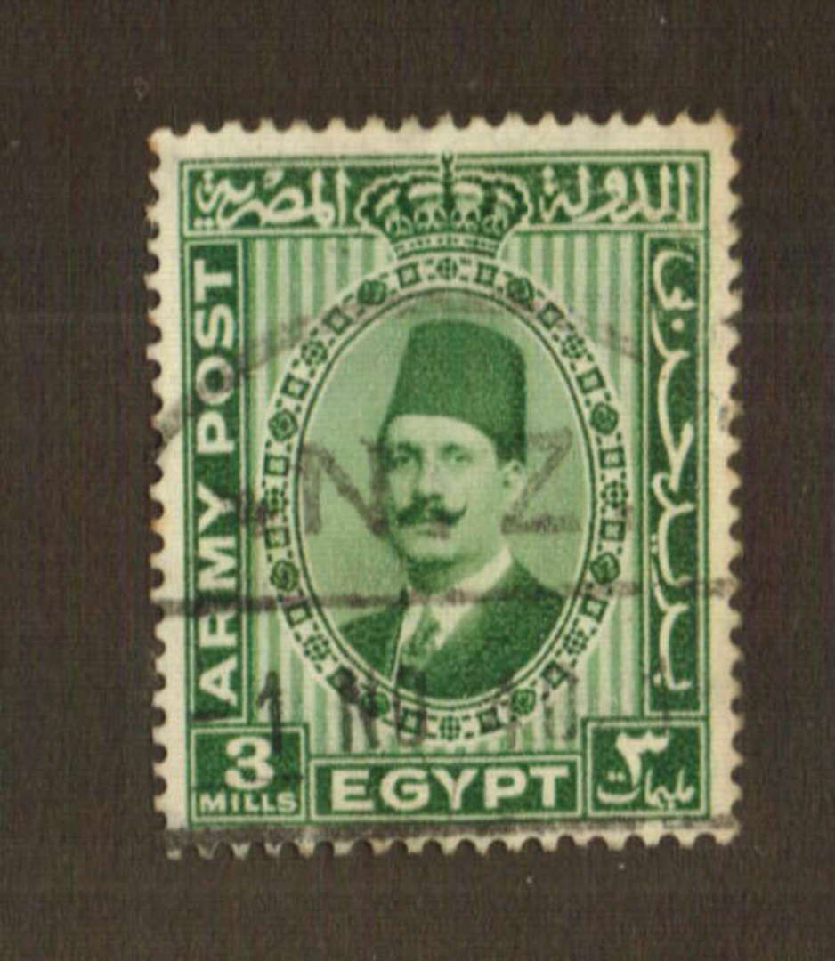 EGYPT Army Post with NZ Postmark. - 74721 - VFU image 0