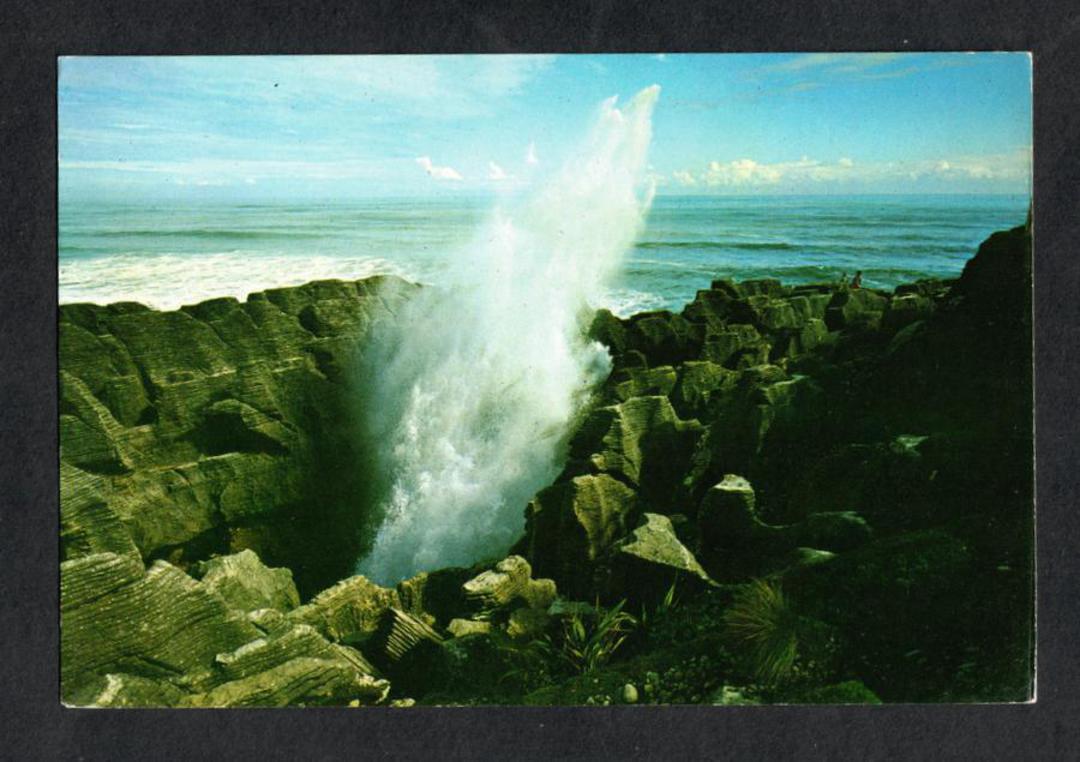 Modern Coloured Postcard by Gladys Goodall of Punakaiki West Coast. - 444341 - Postcard image 0